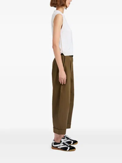 Proenza Schouler White Label Dori Trousers In Green