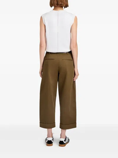 Proenza Schouler White Label Dori Trousers In Green