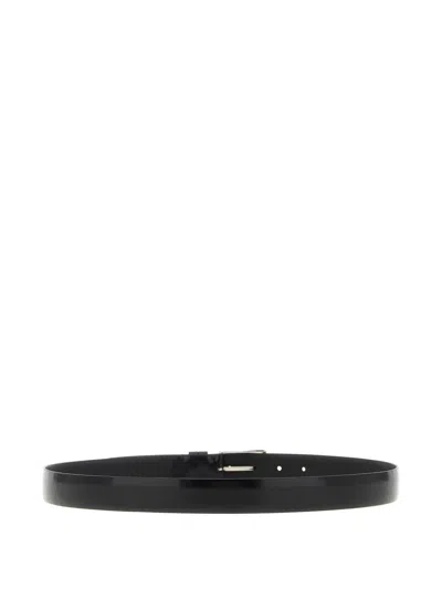 Zerbini Claudio Leather Belt In Black