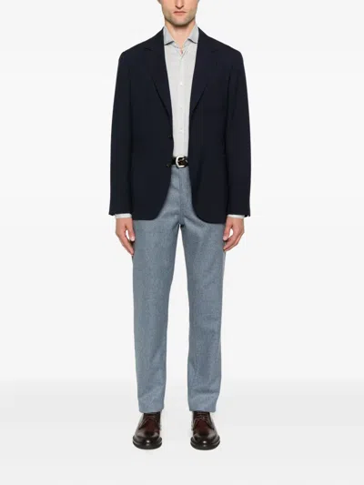 Brunello Cucinelli Men Silk And Cotton Blend Shirt In White