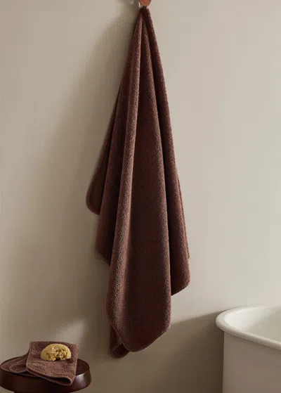 Mango Home Garment-dyed Bath Towel Pink
