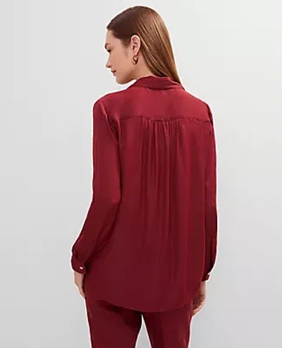 Ann Taylor Soft Drapey Camp Shirt