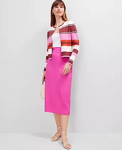 Ann Taylor The Petite Clean Midi Skirt
