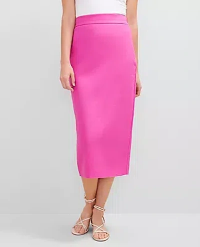 Ann Taylor The Petite Clean Midi Skirt