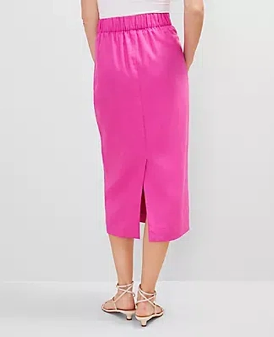 Ann Taylor The Petite Clean Midi Skirt