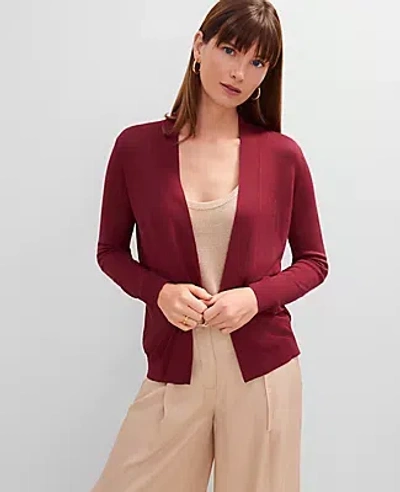 Ann Taylor Essential Open Cardigan