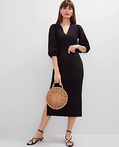 Ann Taylor Petite Eyelet Midi Skirt