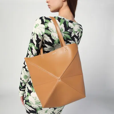 Loewe Puzzle Fold Tote Medium Bag Desert Colour Women
