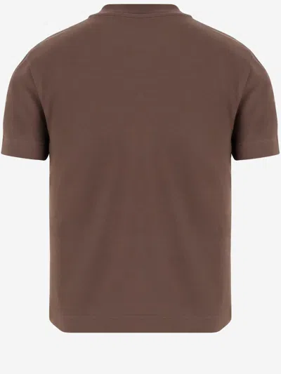 Jacquemus Le T Shirt Grosgrain In Brown