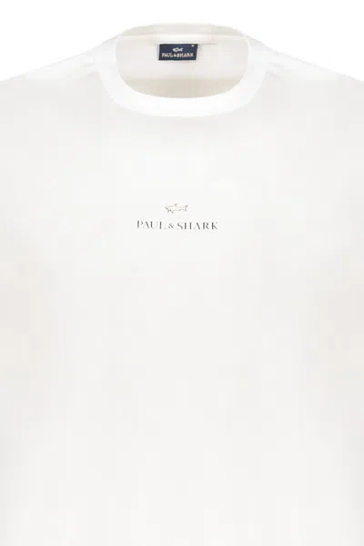 Paul&amp;shark Cotton T-shirt In White