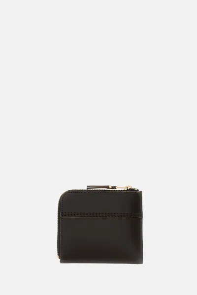 Comme Des Garçons Play Zip-around Leather Wallet