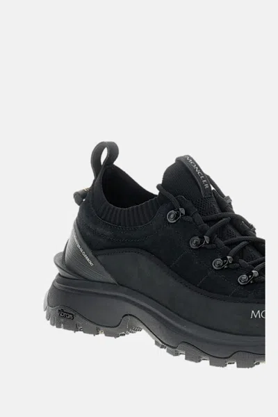 Moncler Trailgrip Lite3 Low Top Sneakers In Black