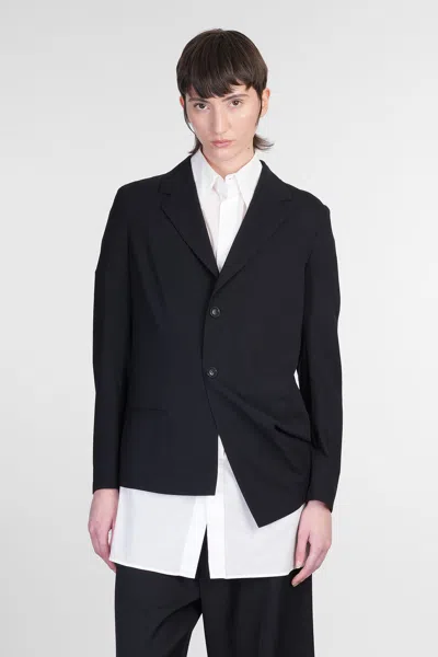 Yohji Yamamoto Blazer In Black Wool