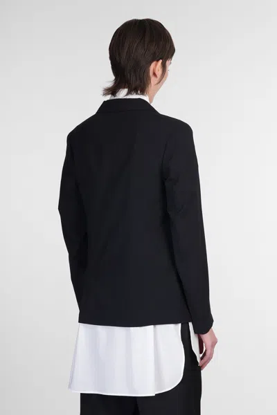 Yohji Yamamoto Blazer In Black Wool