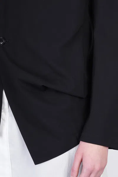 Yohji Yamamoto Blazer In Black Wool