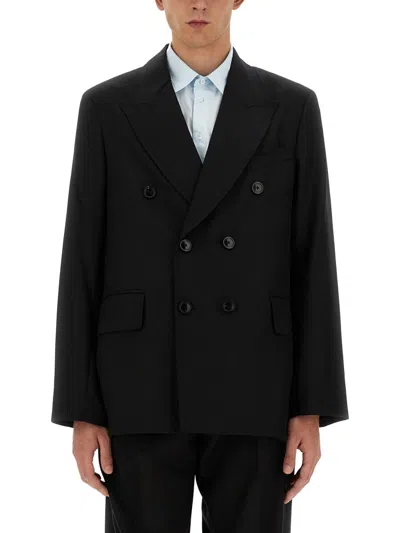 Our Legacy Unconstructed Db Blazer In Black