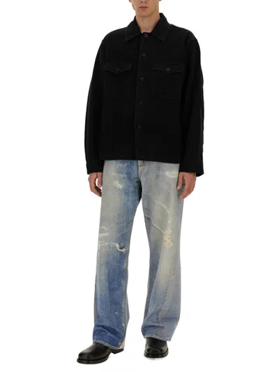 Our Legacy Black Evening Coach Jacket In Black