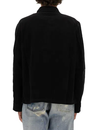 Our Legacy Black Evening Coach Jacket In Black