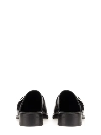 Our Legacy Ssense Exclusive Black Leather Camion Mule Loafers
