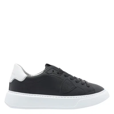 Philippe Model Temple Veau Laced Sneakers In Multi