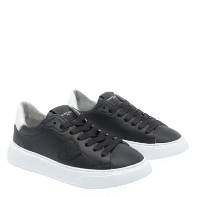 Philippe Model Temple Veau Laced Sneakers In Multi