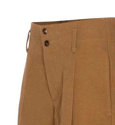 Chloé Shorts Bermuda Wide Leg And High Waist In Cotton