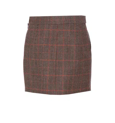 Chloé Mini Check Skirt