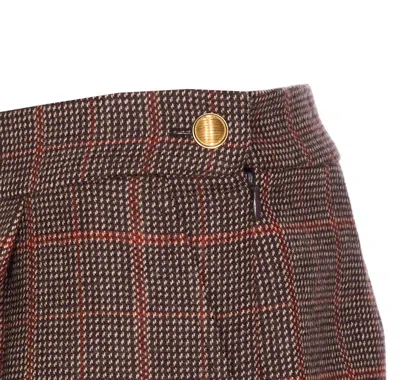 Chloé Mini Check Skirt