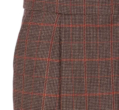 Chloé Mini Check Skirt