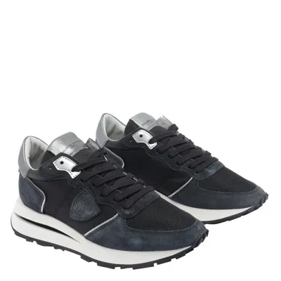 Philippe Model Tropez Haute Sneakers In Blue