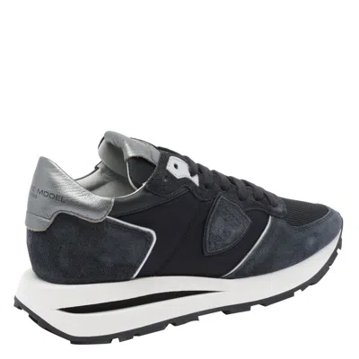 Philippe Model Tropez Haute Sneakers In Blue