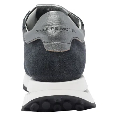 Philippe Model Tropez Haute Sneakers In Blue