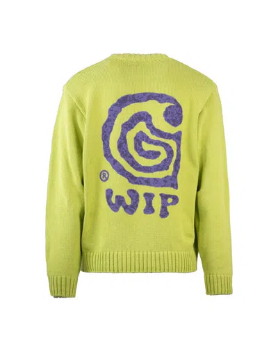 Carhartt Embroidered-logo Sweater In Green
