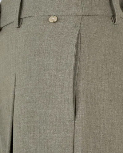 Liu •jo Pleated Zipper Casual Pants In Gray