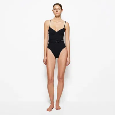 Simkhai Women's Signature Noa Swimsuit In Black
