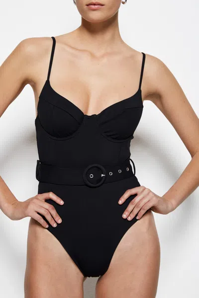Simkhai Women's Signature Noa Swimsuit In Black