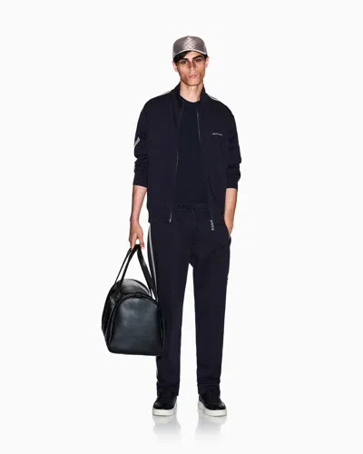 Armani Exchange Regular Fit T-shirts In Black