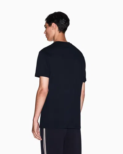 Armani Exchange Regular Fit T-shirts In Black
