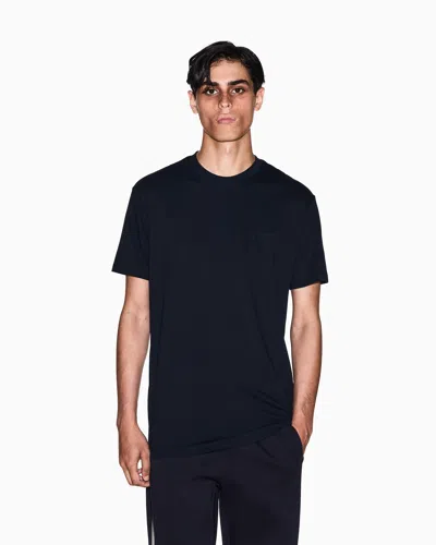 Armani Exchange Regular Fit T-shirts In Black