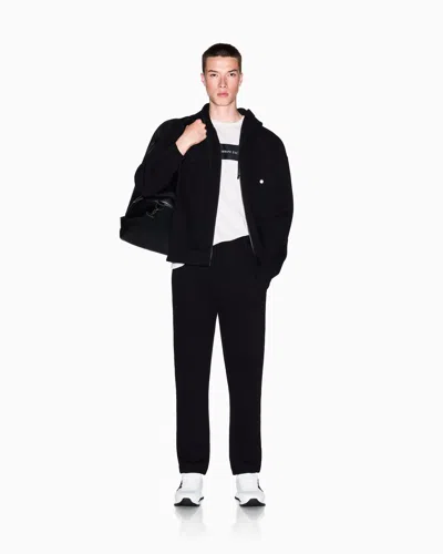Armani Exchange Casual Trousers In Black