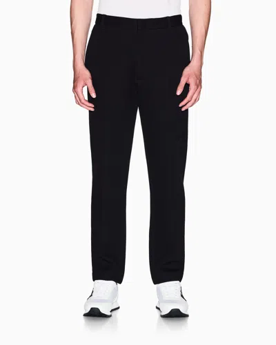 Armani Exchange Casual Trousers In Black