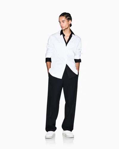 Armani Exchange Classic Shirts In White