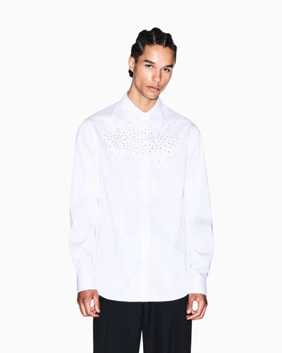 Armani Exchange Classic Shirts In White