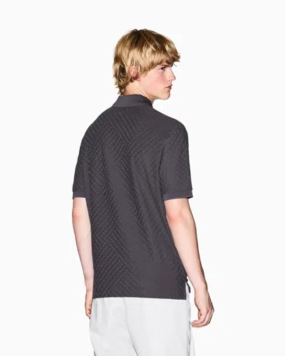 Armani Exchange Polo Shirts In Purple