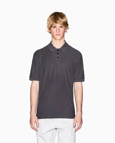 Armani Exchange Polo Shirts In Purple