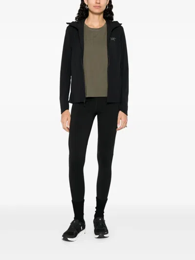 Arc'teryx High-rise Performance Trousers In Black