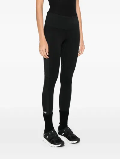 Arc'teryx High-rise Performance Trousers In Black