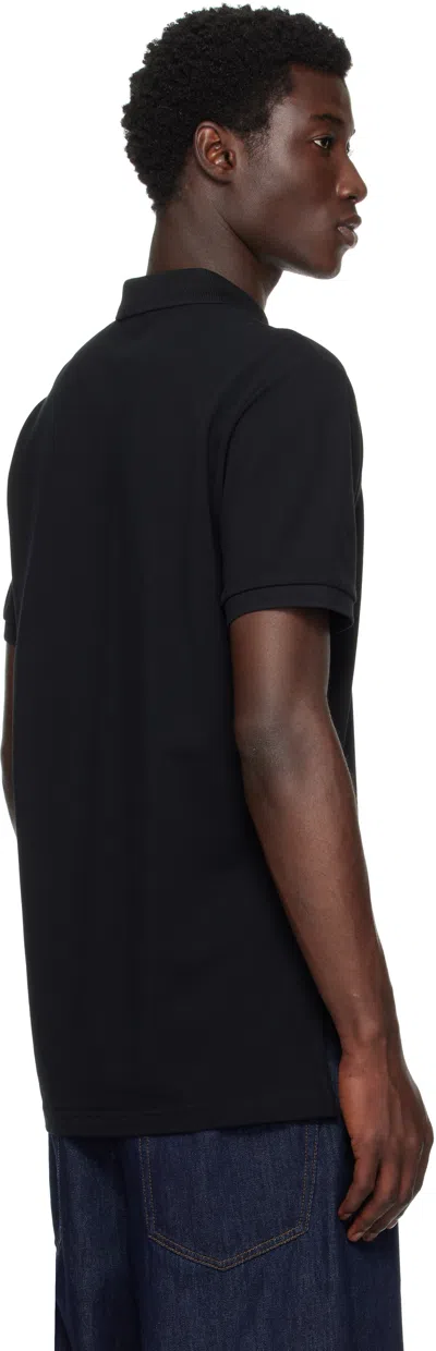 Moschino Graphic Print Polo Shirt With Side Slits