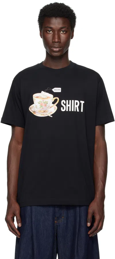 Moschino T-shirt Whit Maxi Print