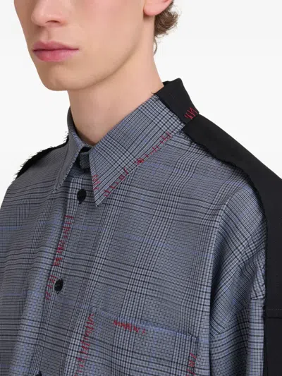 Marni Check-patterned Long-sleeve Shirt In Multi
